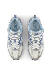 New Balance White/Blue Womens 530 Trainers - Image 6 of 8