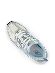 New Balance White/Blue Womens 530 Trainers - Image 7 of 8