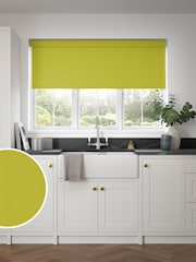 Zest Green Echo Made to Measure Blackout Roller Blind - Image 1 of 6
