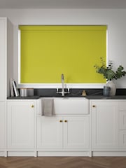 Zest Green Echo Made to Measure Blackout Roller Blind - Image 2 of 6