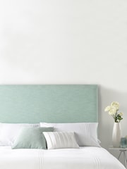 Catherine Lansfield Duck Egg Blue Headboard - Image 1 of 3