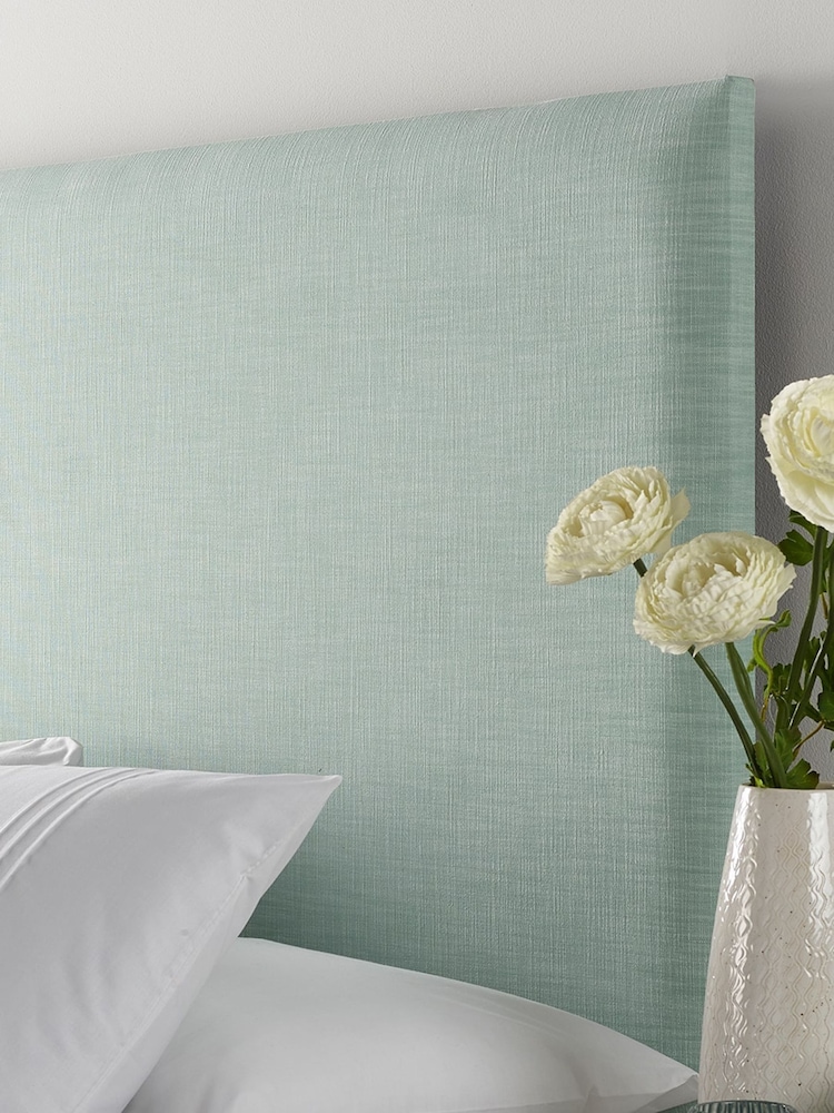 Catherine Lansfield Duck Egg Blue Headboard - Image 2 of 3
