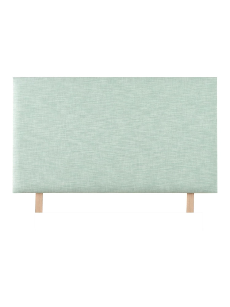 Catherine Lansfield Duck Egg Blue Headboard - Image 3 of 3 Catherine Lansfield Duck Egg Blue Headboard - Image 3 of 3
