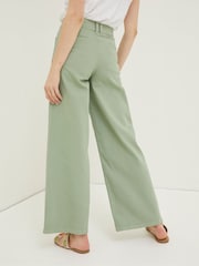 FatFace Green Cassie Marine Straight Jeans - Image 2 of 5