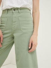 FatFace Green Cassie Marine Straight Jeans - Image 3 of 5