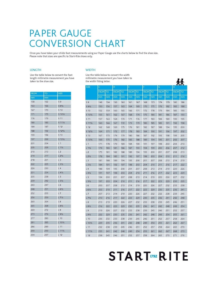 Clarks Size Guide How To Measure Width Of Foot Clarks Measuring