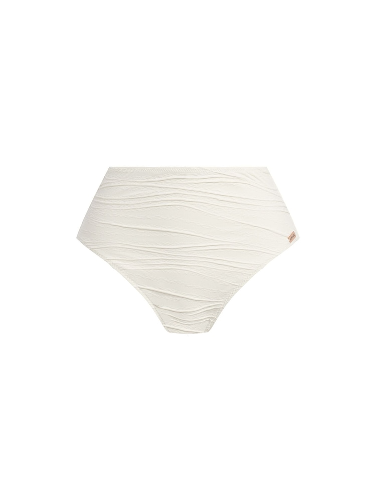 Fantasie White High Waist Beach Waves Bikini Bottoms - Image 6 of 6