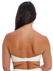 Fantasie White Underwired Bandeau Beach Waves Bikini Top - Image 4 of 9