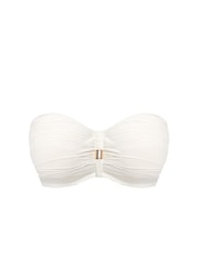 Fantasie White Underwired Bandeau Beach Waves Bikini Top - Image 9 of 9