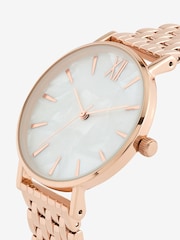 Rose Gold Tone Bracelet Watch - Image 4 of 4