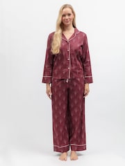 Cyberjammies Brown Geo Print Pyjamas Set - Image 2 of 4