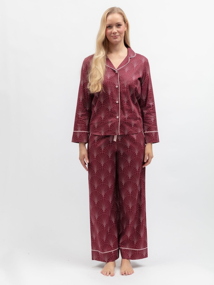 Cyberjammies Brown Geo Print Pyjamas Set - Image 2 of 4 Cyberjammies Brown Geo Print Pyjamas Set - Image 2 of 4