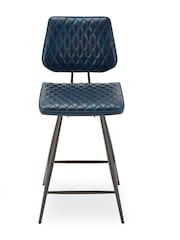 Design Décor Blue Carson Bar Stool - Image 1 of 5