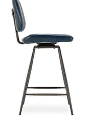 Design Décor Blue Carson Bar Stool - Image 2 of 4