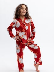 Cyberjammies komplet pižame z dolgimi rokavi in potiskom buč - Slika 3 iz 4