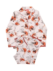 Cyberjammies Red Panda Printed Jersey Long Sleeve Pyjamas Set - Image 3 of 3