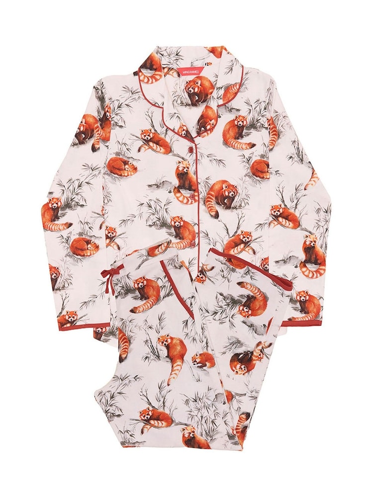 Cyberjammies Red Panda Printed Jersey Long Sleeve Pyjamas Set - Image 3 of 3 Cyberjammies Red Panda Printed Jersey Long Sleeve Pyjamas Set - Image 3 of 3