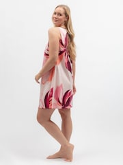Cyberjammies Pink Floral Print Short Nightdress - Image 2 of 3