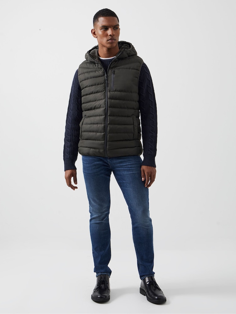 French Connection Natural Baffle Gilet - Image 2 of 5