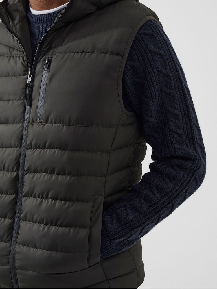 French Connection Natural Baffle Gilet - Image 4 of 5