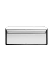 Brabantia Matt Steel Fingerprint Proof Fall Front Bread Bin - Image 4 of 6