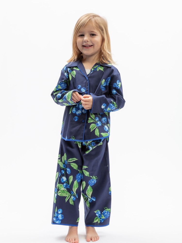 Cyberjammies Fruit Print Longsleeve Pyjamas Set - 3суретінің 1 суреті