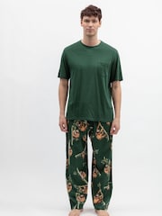 Cyberjammies Green Jersey Top & Pyjamas Set - Image 2 of 4