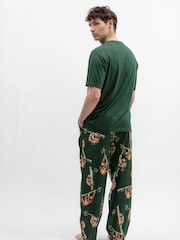 Cyberjammies Green Jersey Top & Pyjamas Set - Image 3 of 4