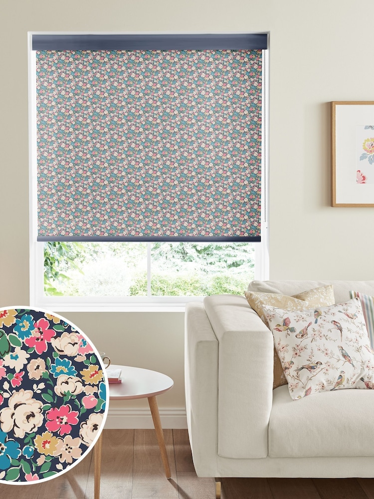 Cath Kidston Navy Mews Ditsy Made to Measure Roller Blind - Image 1 of 4