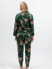 Cyberjammies Green Sloth Print Pyjamas Set - Image 2 of 4