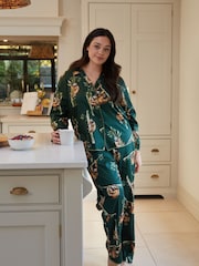 Cyberjammies Green Sloth Print Pyjamas Set - Image 3 of 4