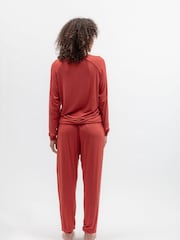 Cyberjammies Orange Slouch Jersey Pyjamas Set - Image 2 of 4