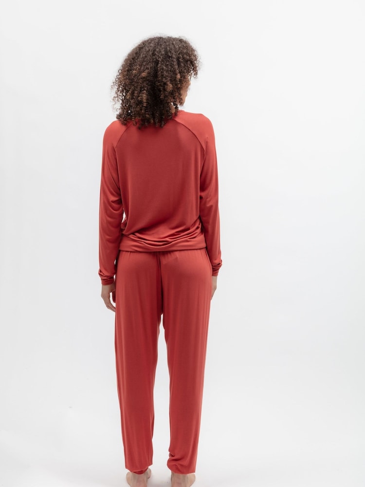 Cyberjammies Orange Slouch Jersey Pyjamas Set - Image 2 of 4 Cyberjammies Orange Slouch Jersey Pyjamas Set - Image 2 of 4