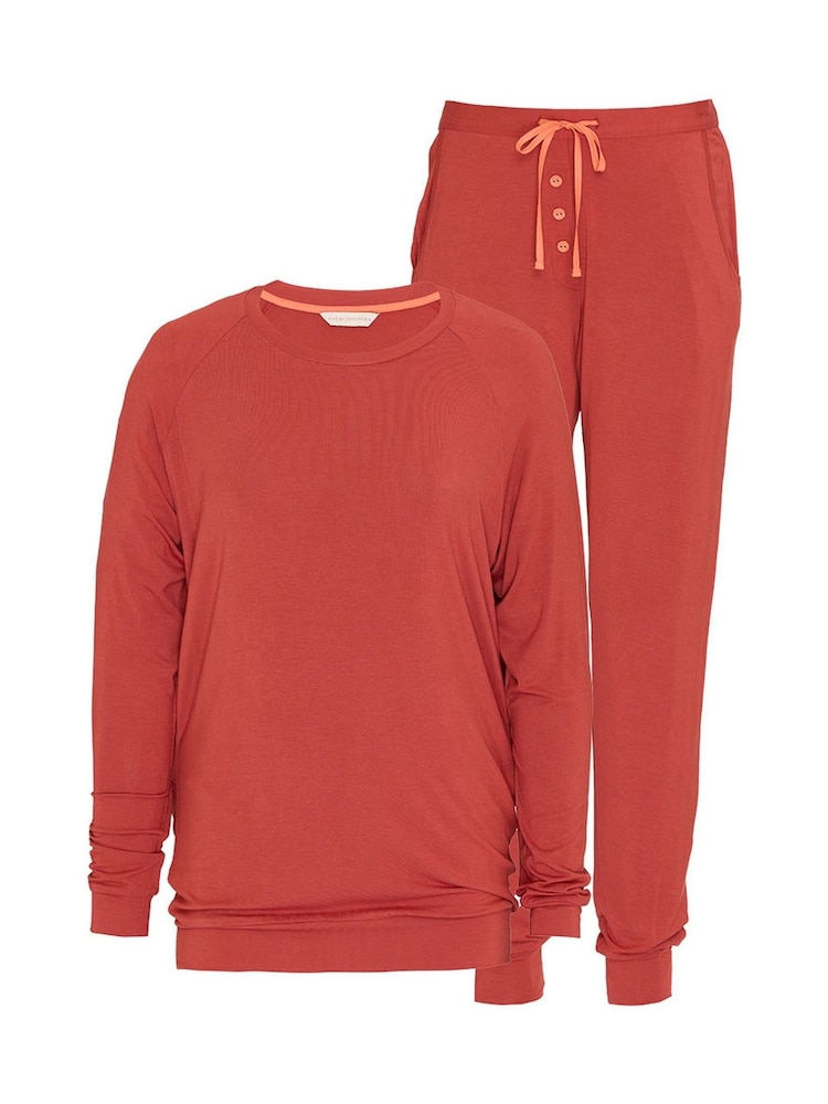 Cyberjammies Orange Slouch Jersey Pyjamas Set - Image 4 of 4 Cyberjammies Orange Slouch Jersey Pyjamas Set - Image 4 of 4