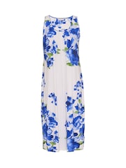 Cyberjammies Blue Floral Printed Jersey Long Nightdress - Image 4 of 4