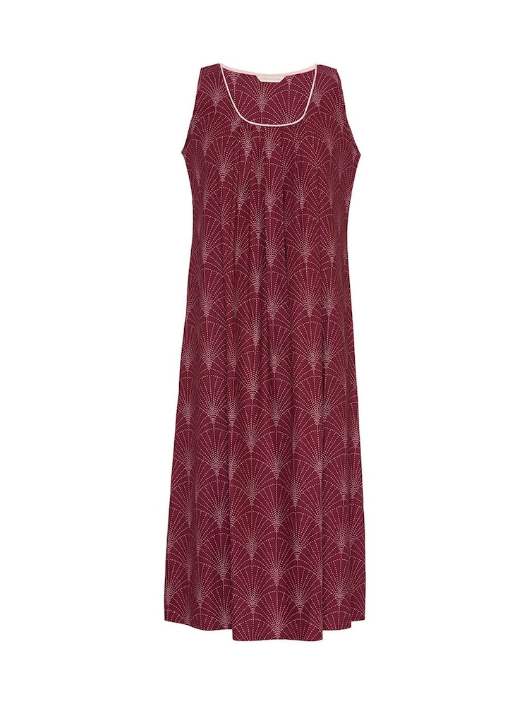 Cyberjammies Brown Geo Print Long Nightdress - Image 3 of 3 Cyberjammies Brown Geo Print Long Nightdress - Image 3 of 3