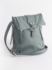 Blue Utility Style Messenger Bag - Image 1 of 7