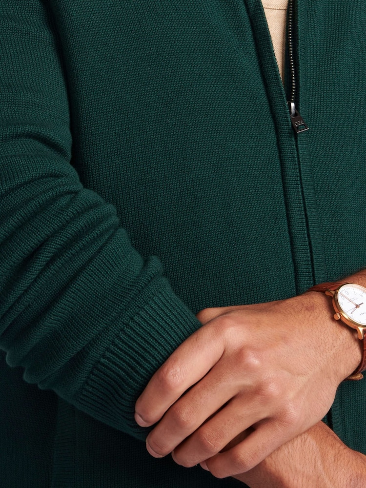 U.S. Polo Assn. Green Mens Knitted Cardigan - Image 5 of 8