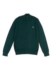 U.S. Polo Assn. Green Mens Knitted Cardigan - Image 6 of 8