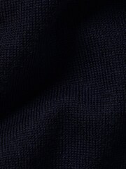 Charles Tyrwhitt Blue Pure Merino Sleeveless Cardigan - Image 6 of 6