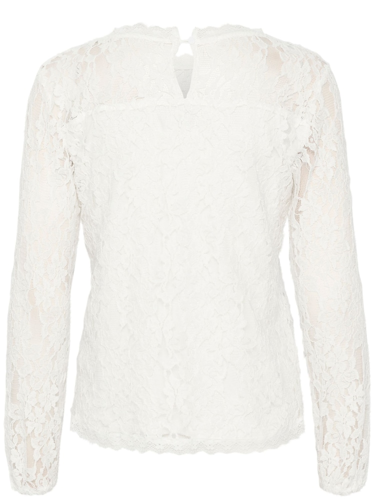 Cream Kit Long Sleeve Lace Blouse - Image 6 of 6