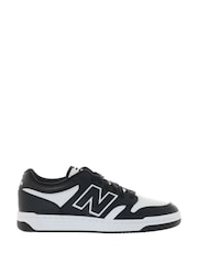 New Balance White/Black Mens 480 Trainers - Image 2 of 13