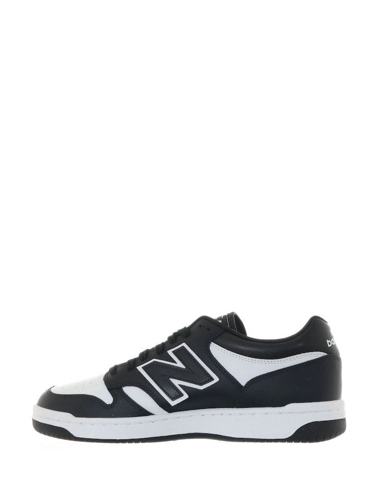 Alb/Negru - New Balance Bărbați 480 pantofi sport - Image 3 of 13