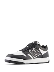New Balance White/Black Mens 480 Trainers - Image 5 of 13
