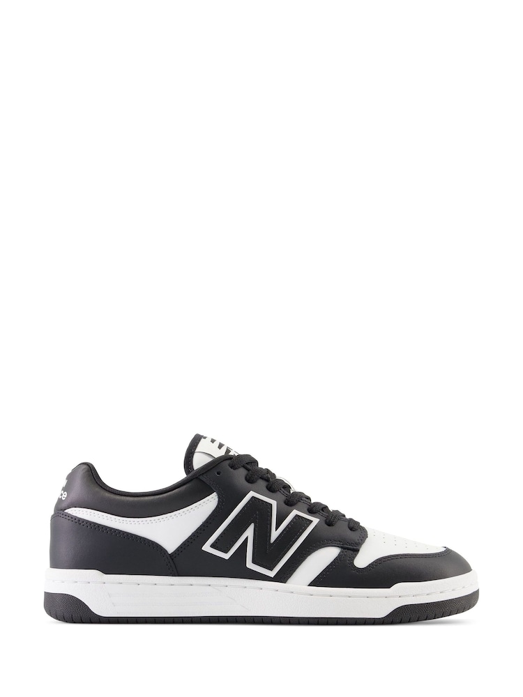 Alb/Negru - New Balance Bărbați 480 pantofi sport - Image 6 of 13
