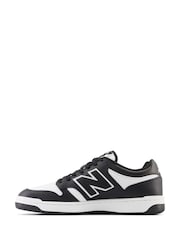 New Balance White/Black Mens 480 Trainers - Image 7 of 13