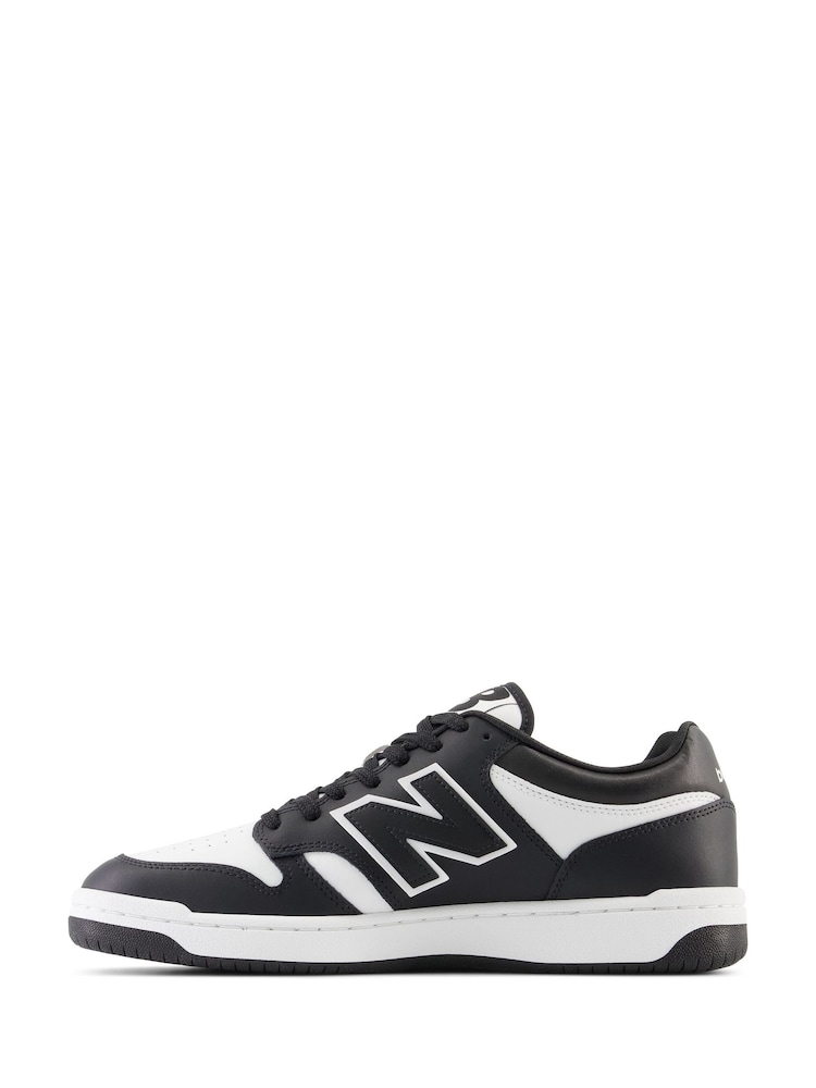 Alb/Negru - New Balance Bărbați 480 pantofi sport - Image 7 of 13