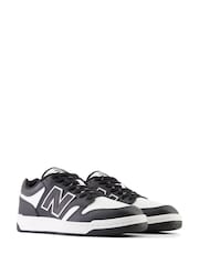 New Balance White/Black Mens 480 Trainers - Image 9 of 13
