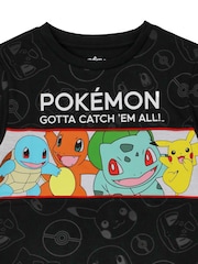 Vanilla Underground Black Boys Pokemon Short Sleeved 100% Cotton T-Shirt - Image 2 of 5