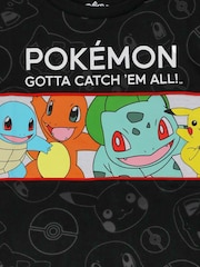 Vanilla Underground Black Boys Pokemon Short Sleeved 100% Cotton T-Shirt - Image 5 of 5